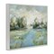 Stupell Industries Abstract Rural Meadow Stream Framed Giclee By Nan
